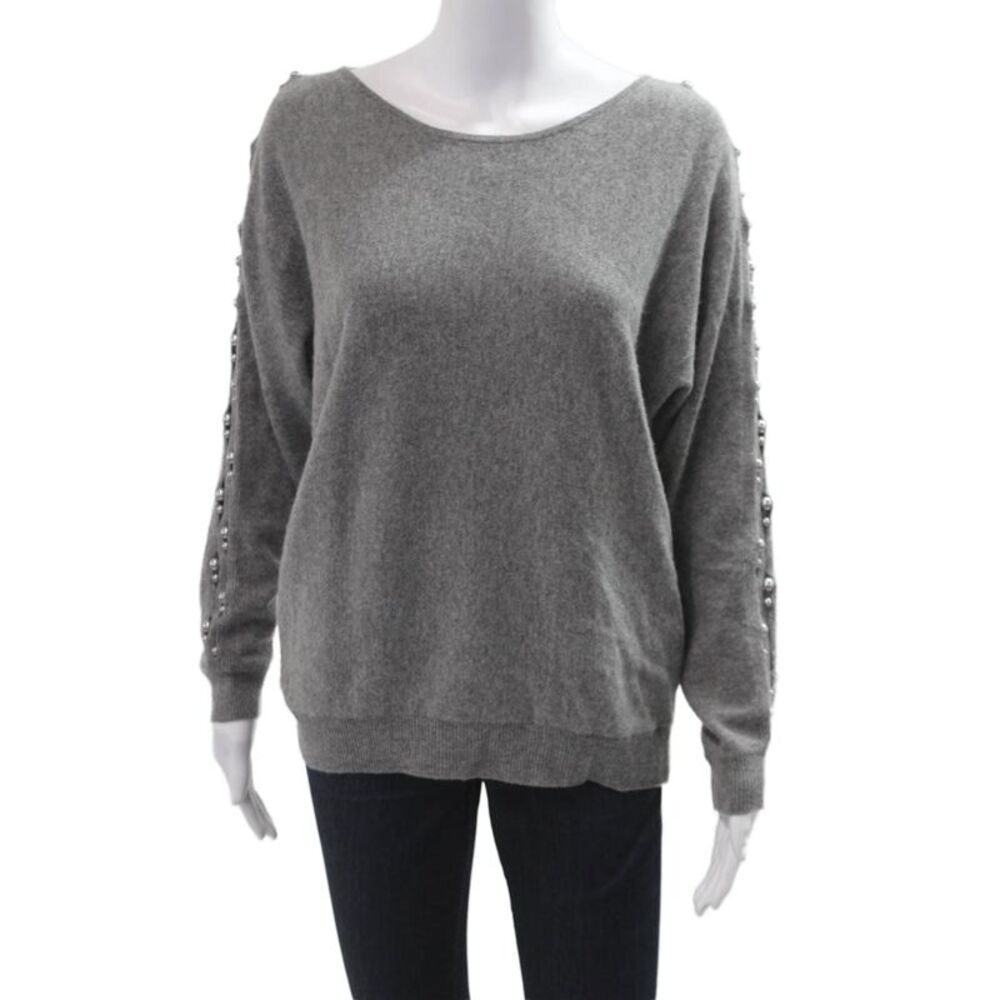 Princess Goes Hollywood Womens Gray 100% Cashmere Pullover Sweater Size 36